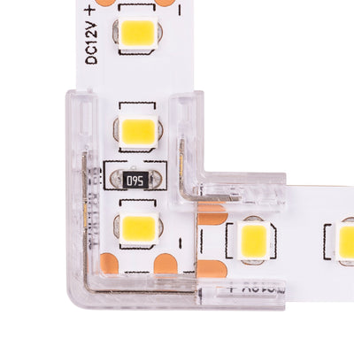 L-Shape LED Strip Connector to suit 10mm PCB IP20 LED Strip