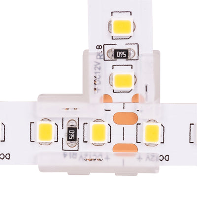 T-Shape LED Strip Connector to suit 10mm PCB IP20 LED Strip
