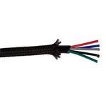 5 Core Black Fexible cable - 1M
