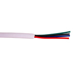 RGB cable with White outer sheathing for use with LED Strip - Per Metre