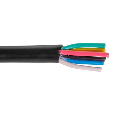 2.5mm 6 core Outdoor Rubber Cable to suit RGBCW Outdoor Lighting Ranges - Per Metre