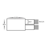 2x 2.5mm Outdoor Garden Cable - 50m Roll