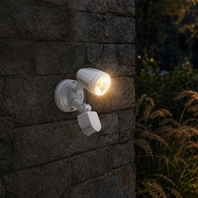 Illume 10W Single LED Spotlight with Sensor — lifestyle
