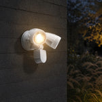 Illume 20W Twin LED Spotlight with Sensor — lifestyle