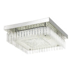 Andela Square 30W LED Oyster Dimmable Ceiling Light — Chrome