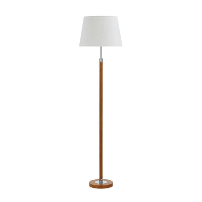 Traditional Timber Look Floor Lamp