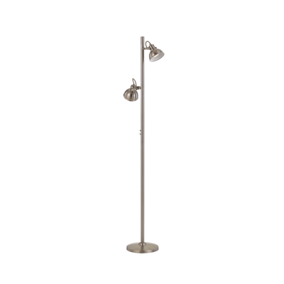 Traditional Double Adjustable Head Floor Lamp