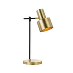 Croset Table Lamp in Black & Gold