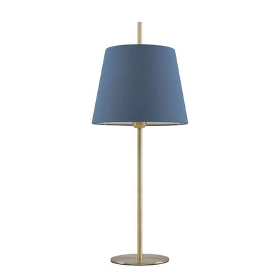Dior Table Lamp 1Lt in White or Blue