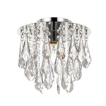 Lara Batten Fix in Chrome W/Clear Acrylic Beads