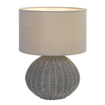 Mohan Table Lamp 1Lt in Grey or Sand