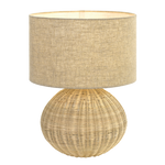 Mohan Table Lamp 1Lt in Grey or Sand