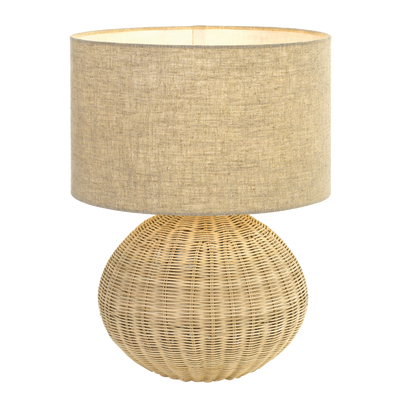 Mohan Table Lamp 1Lt in Grey or Sand
