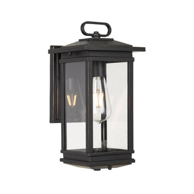 Nevin Exterior Wall Light in Black