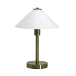 Ohio Table Lamp in Antique Brass, Nickel or Gun Metal