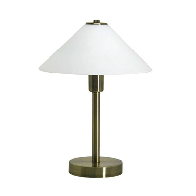 Ohio Table Lamp in Antique Brass, Nickel or Gun Metal