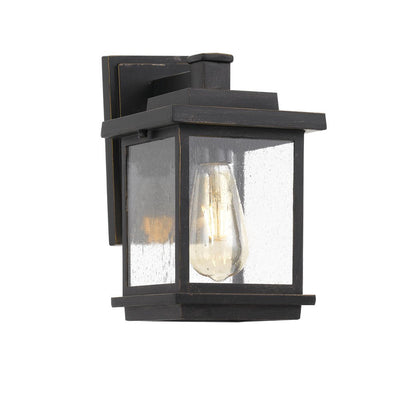 Strand Exterior Wall Light 1Lt in Black