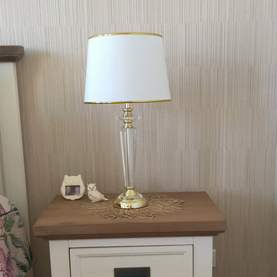 Contemporary Crystal Table Lamp