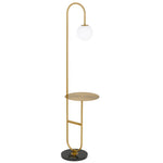 Inez Floor Lamp Antique Gold