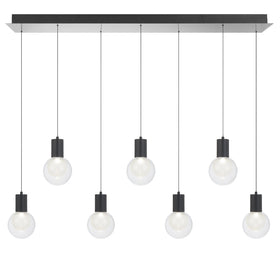 Invar 7 Light Pendant Bar — Nickel Matt