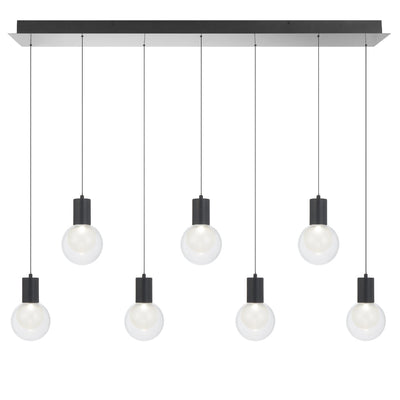 Invar 7 Light Pendant Bar — Nickel Matt