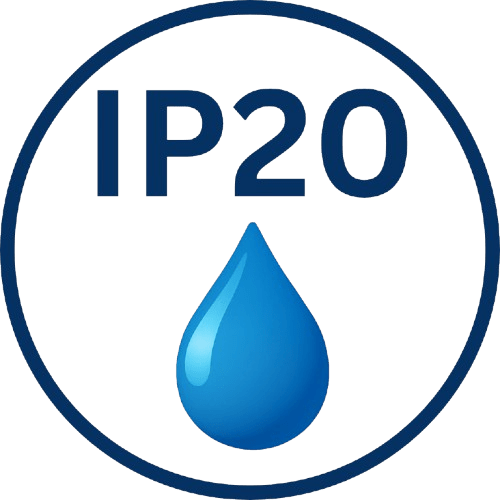 IP20 – perfect for indoor use