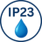 IP23 – light splash resistance