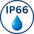 IP66 – high water protection