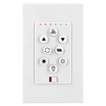 Brilliant Wall Controller for DC Ceiling Fans with Isolation Switch