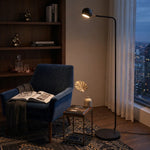 Jeremy Floor Lamp in Black, Grey — lifestyle