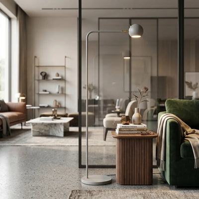 Jeremy Floor Lamp in Black, Grey — lifestyle