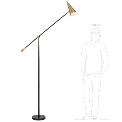 Jibara LED Floor Lamp — Black