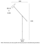 Jibara LED Floor Lamp