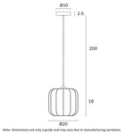 Jonsel 20Cm Pendant Light