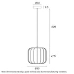 Jonsel 30Cm Pendant Light