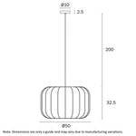 Jonsel 50Cm Pendant Light