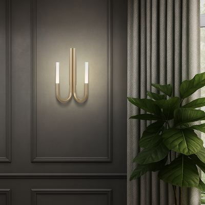 Joshua Large LED Wall Light — lifestyle