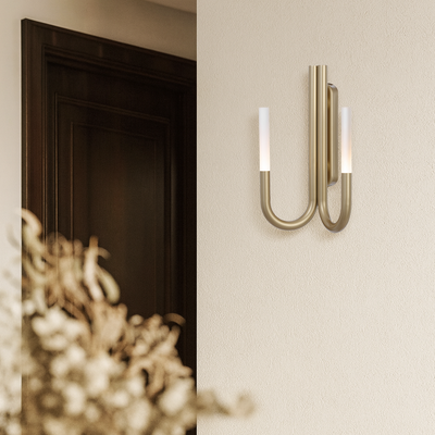 Joshua Large LED Wall Light — lifestyle