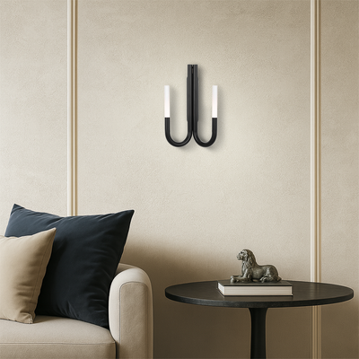 Joshua Large LED Wall Light — lifestyle