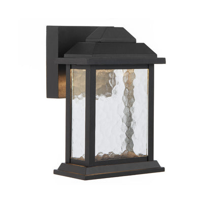 Jovaro 24Cm Exterior Wall Light Small — Black