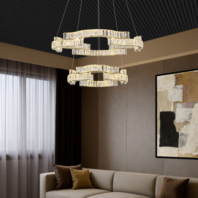 Jura 2 Tier LED Pendant Light — lifestyle