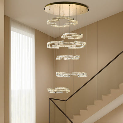 Jura 6 Tier LED Pendant Light — lifestyle