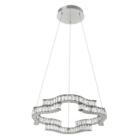 Jura 1 Tier LED Pendant Light — Chrome