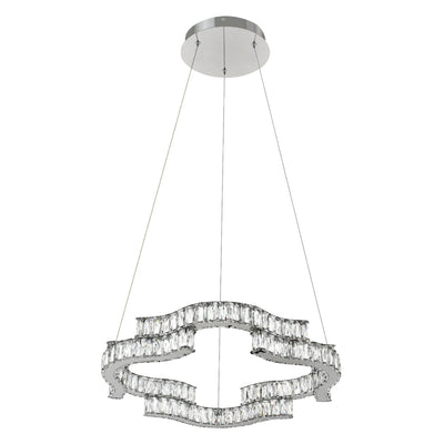 Jura 1 Tier LED Pendant Light — Chrome