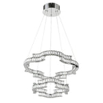 Jura 2 Tier LED Pendant Light — Chrome
