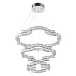Jura 3 Tier LED Pendant Light — Chrome