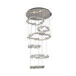 Jura 6 Tier LED Pendant Light — Chrome