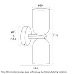 Kario Twin Wall Light