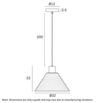 Kestra 32Cm Pendant Light