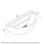 Kimble Gypsum Indoor Wall Light